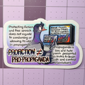 Anti-Propaganda Profiction Pigeon Sticker