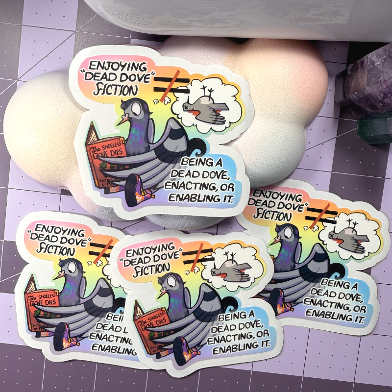 Not A Dead Dove Profiction Pigeon Sticker