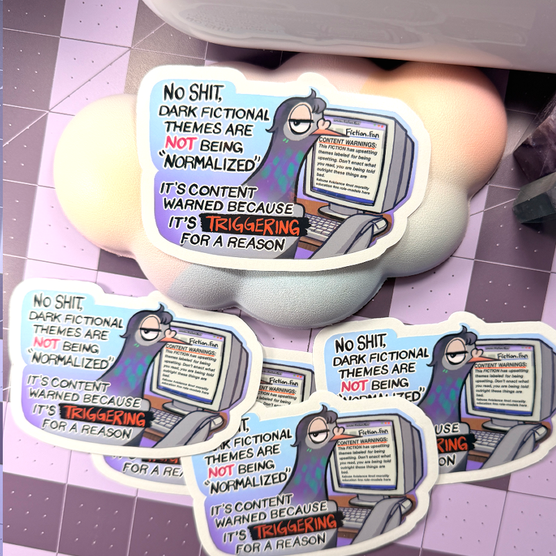 "Normalize" Profiction Pigeon Sticker