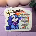 ChatGPT Has No Common Sense Sticker, The Sad Dog Is Blue